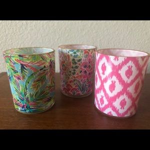 NWOT Lilly Pulitzer 3 piece candle set